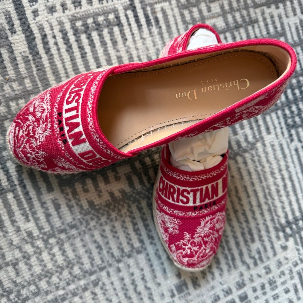 Dior Red Espadrilles for Women